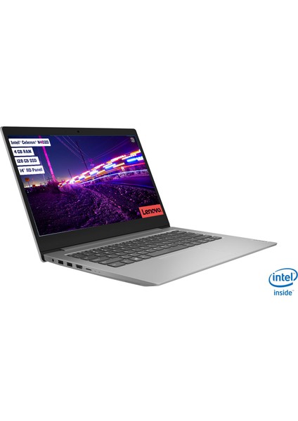 IdeaPad Intel Celeron N4020 4GB 128GB SSD Freedos 14" HD Taşınabilir Bilgisayar 81VU006STX