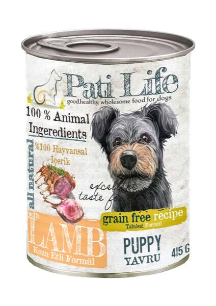 Pati Life Tahılsız Yavru Köpek Konservesi 415 Gr 24'lü