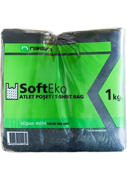 Atlet Poşet Siyah Süper Mini - 1 kg