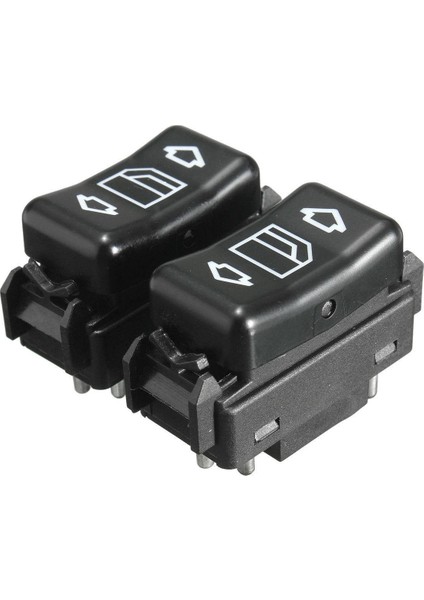 2 Adet Mercedes W124 Cam Açma Kapama Anahtarı 6pin