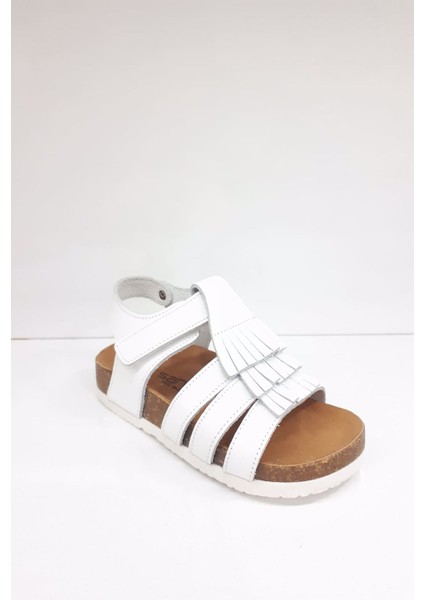 511 Kız Çocuk Deri Comfort Sandalet