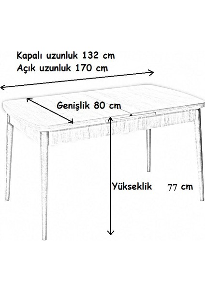 Elit Trend Carrara Masa Takımı- 6 Gold Sandalye + Mutfak Masası