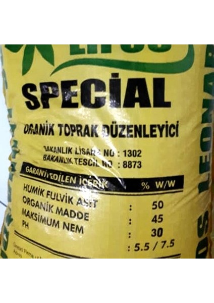Leonardit Organik Toprak Düzenleyici 25KG