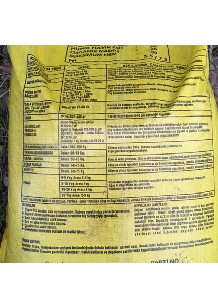 Leonardit Organik Toprak Düzenleyici 25KG fiyatları