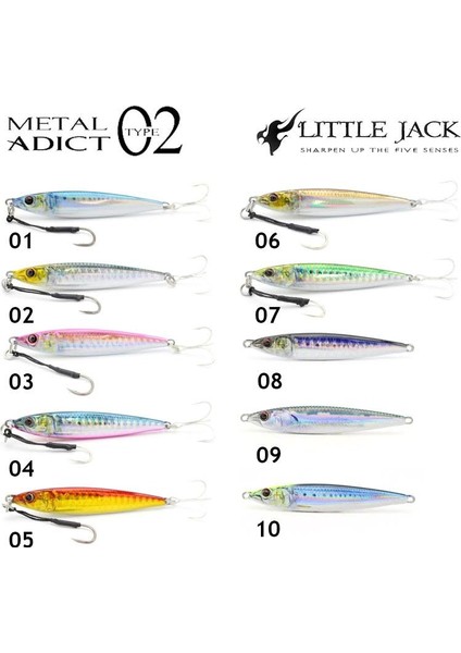 Little Jack Metal Adict 02 78 mm 40 gr Jig Yem