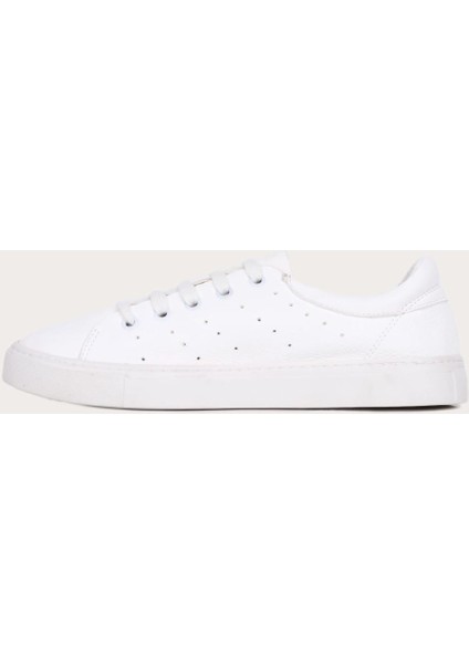 Beyaz B23C03 Kadın Basklı Spor Ayakkabı modelleri