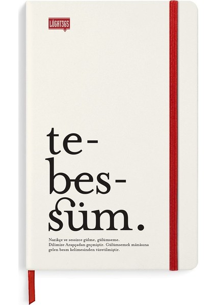 Çizgili Defter Tebessüm 13 x 21 cm