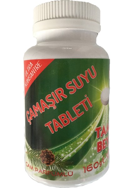 Konsantre Çamaşır Suyu Tablet  (160gr ).