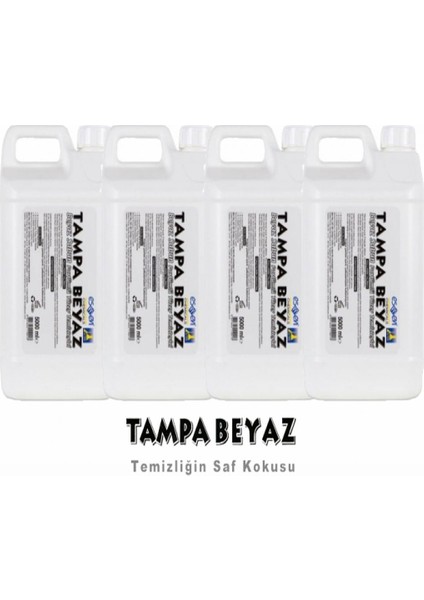 Beyaz Yüzey Temizleyici 5lt 4'lü