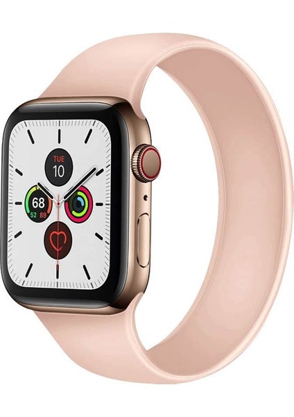 Apple Watch Uyumlu 38 mm Krd31 Solo Loop Medium Kordon Pembe