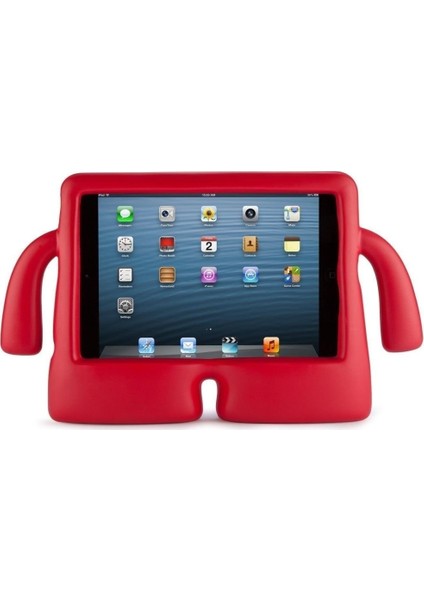 Apple iPad Air 10.9 2020 Figürlü Tam Uyumlu Silikon Çocuk Kılıf Kırmızı