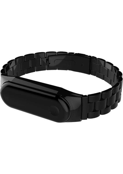 Xiaomi Mi Band 5 Kordon Metal Katlamalı Klipsli 16 Kademeli Siyah fırsatları