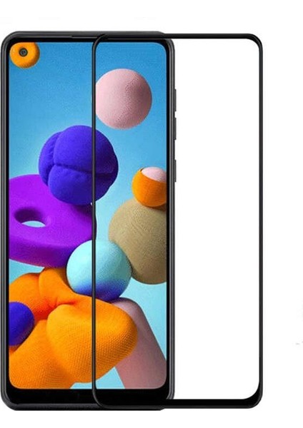 Galaxy A21S Mat Seramik Mobil Oyuncu Ekran Koruyucu Şeffaf