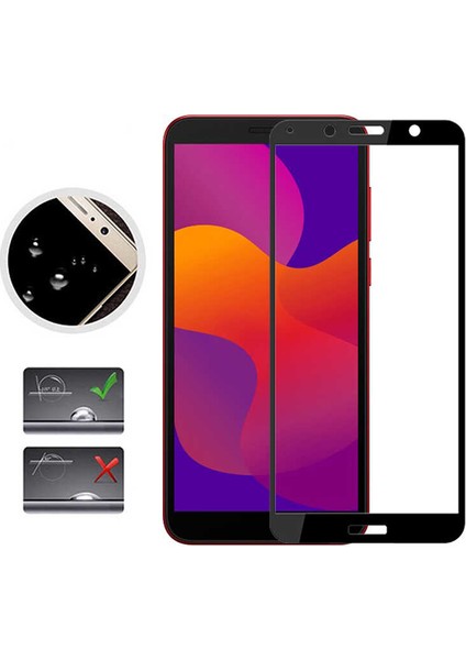 Huawei Y5P Full Ekran Koruyucu Cam Kenarları Kırılmaya Dayanıklı Şeffaf fırsatları
