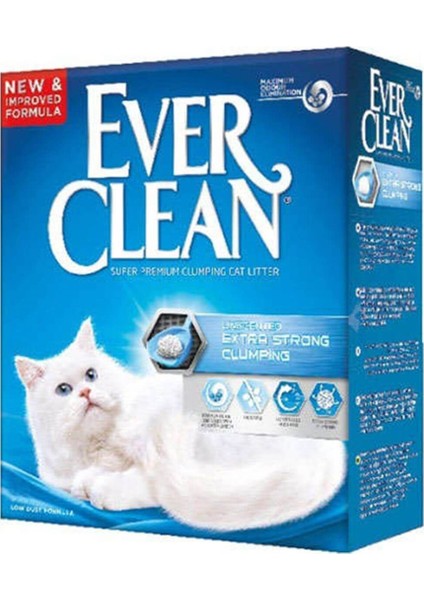 Extra Strong Unscented Ekstra Güçlü Kokusuz Kedi Kumu 10 Lt