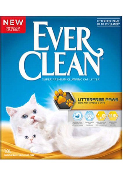 Litterfree Paws (Patilere Yapışmayan) Kedi Kumu 10 Lt