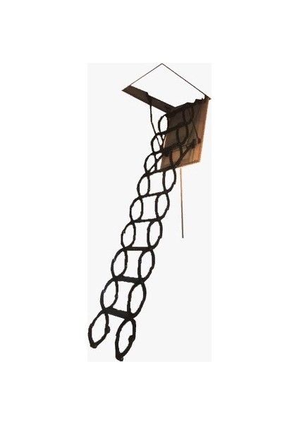 Makaslı 60X70 cm Katlanır Çatı Merdiveni
