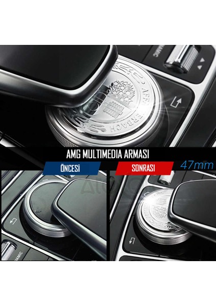 Mercedes W205 C-E Sınıfı Amg Multımedıa Arması Gümüş fiyatları