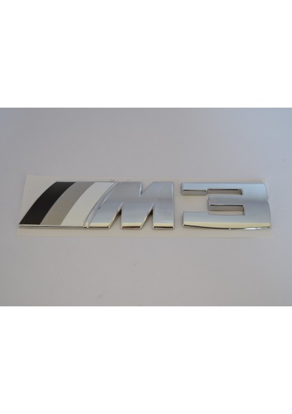 Bmw M3 Yazı / Logo Siyah Beyaz E30-E36-E46 51147893655