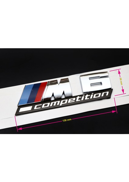 Bmw M6 Competıtıon Yazı Krom