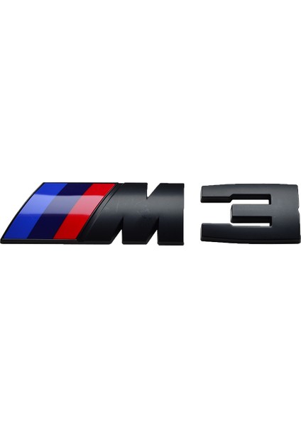 Bmw M3 Yazı / Logo Siyah E90-E92-E93-F30 51148041901 Küçük