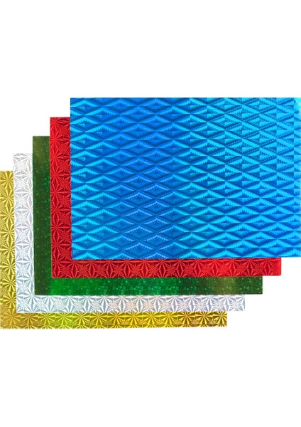 Hologramlı Karton 50X70 Karışık 10'Lu