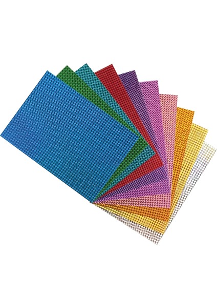 Bp706-00 Metalık Renklı Karton A4 Karısık 10Lu