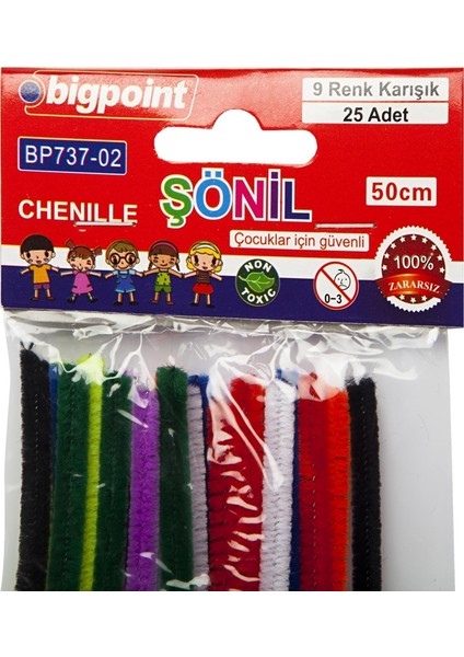 Sonıl 50 Cm 9 Renk 25'Li fiyatları