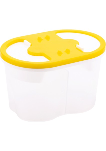 Fırça Yıkama Kabı Sarı İki Gözlü Tasarım Çocuklar İçin Güvenli