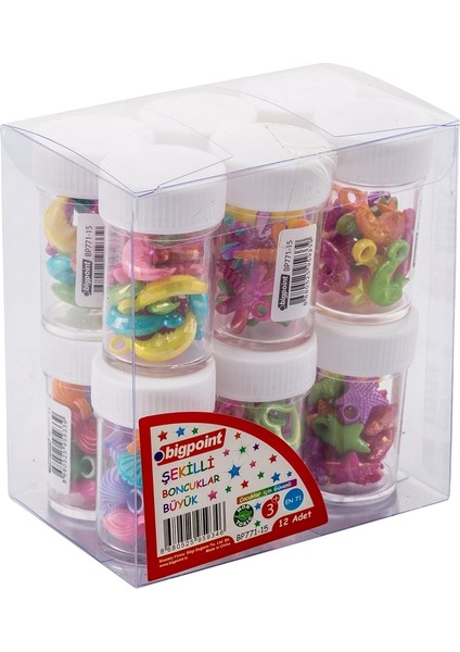 Bp771-15 Sekıllı Boncuklar Buyuk