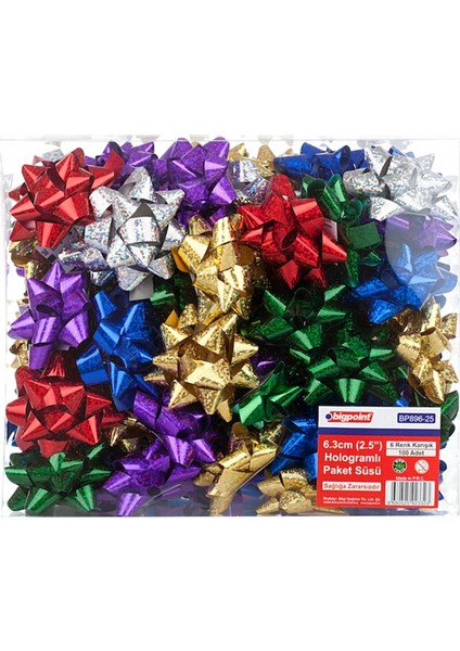 Paket Süsü Hologram 2.5'' 100'Lü