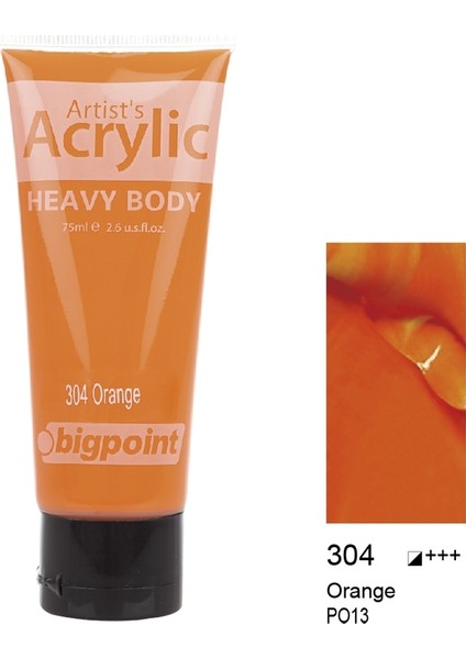 Akrilik Boya 75 Ml Orange 304