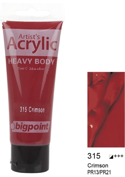 Akrilik Boya 75 Ml Crimson 315