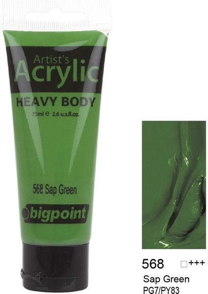 Akrilik Boya 75 Ml Sap Green 568