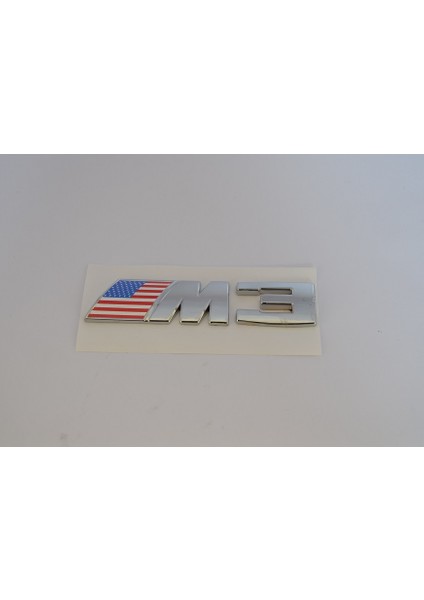 Bmw M3 Küçük Yazı Amerıcan Bayraklı