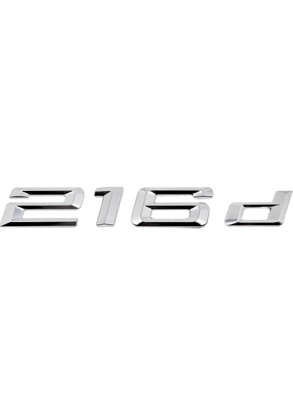 Bmw 216D Bagaj Yazısı