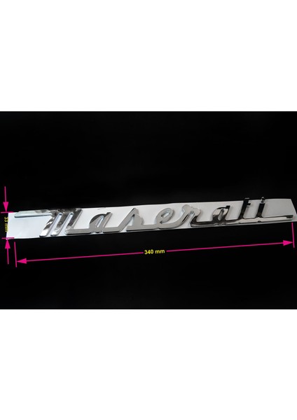 Maserati Arma - Bagaj Yazısı 673001404
