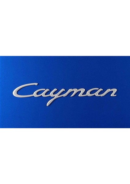Porsche 'cayman' Bagaj Yazısı Metal Krom