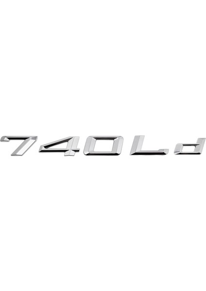 Bmw 740LD Bagaj Yazısı F02