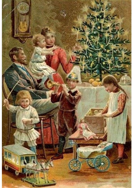 Marcel Sanat Elmas Mozaik Puzzle Tablo Yılbaşı Serisi 40 x 60 cm