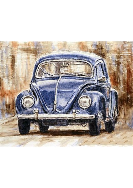 Marcel Sanat Mavi Vosvos 64 x 51 cm