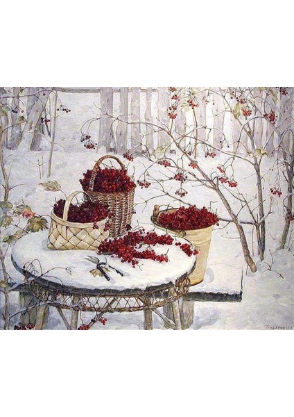Marcel Sanat Elmas Mozaik Puzzle Tablo Christmas 65 x 55 cm