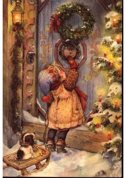 Marcel Sanat Elmas Mozaik Puzzle Tablo Yılbaşı Serisi 38 x 56 cm