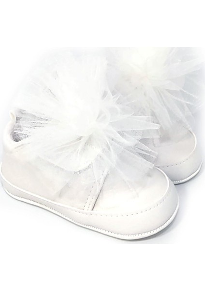 Tüllü Cırtlı Bebek Ayakkabı