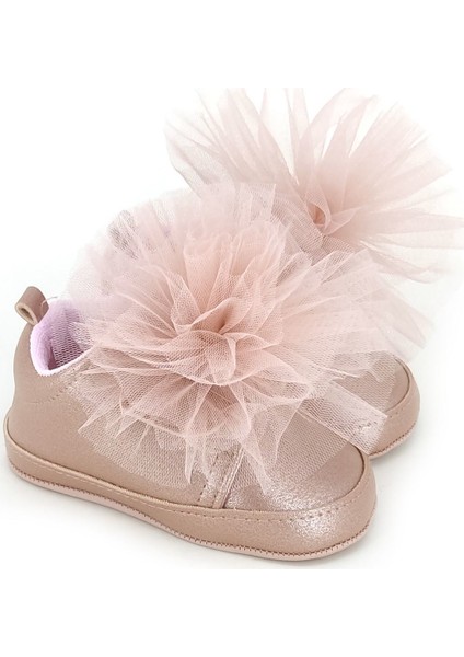 Tüllü Cırtlı Bebek Ayakkabı