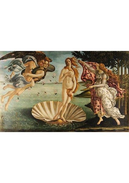 The Birth Of Venus- Sandro Botticelli 1445-1510 Elmas Mozaik Tablo 86 x 56 cm