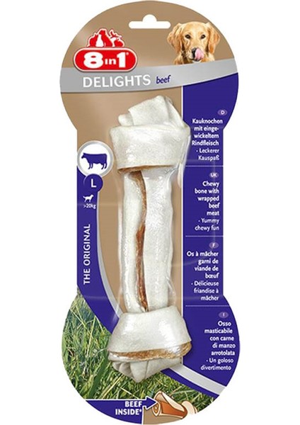 Delights Bones Biftekli Düğümlü Köpek Kemiği 85 gr