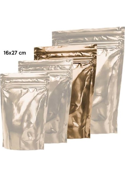 Gold Alüminyum Doypack 16X27 cm - 100'LÜ