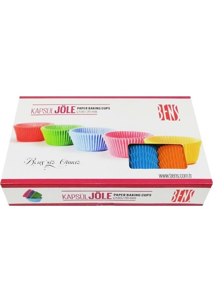 Jöle Renkli Kapsül 30X20 mm - 1000'LI
