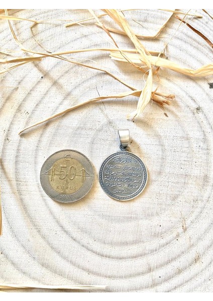 925 Ayar Gümüş Ayetel Kürsi ve Nazar Dualı Erkek KOLYE4144240000248 indirimleri